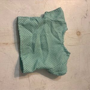 Green Polka Dot American Girl Doll Top